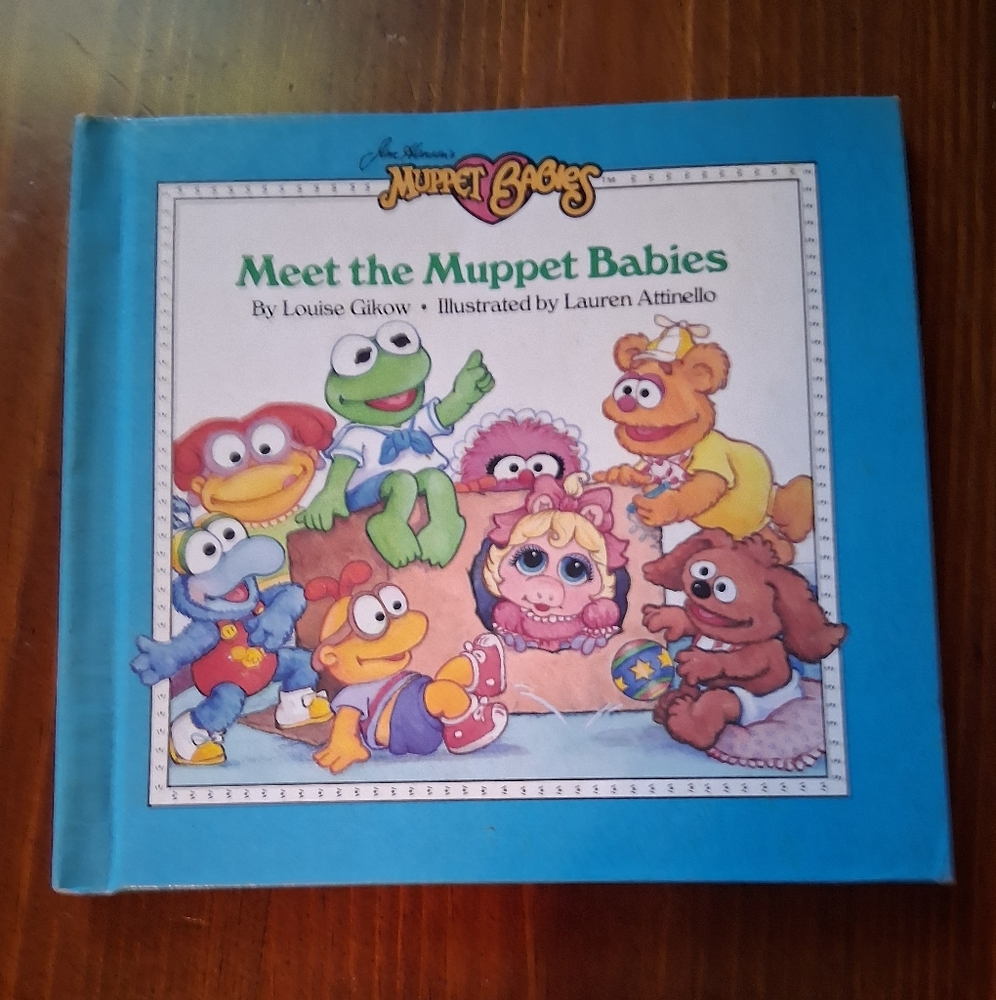 Vintage Meet the Muppet Babies Book
